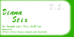 diana stix business card